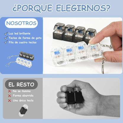 Lumari™ – Llavero Antiestrés LED